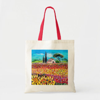 BOLSO DE TELA FLORA EN TUSCANIA