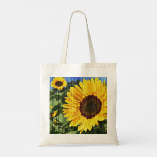 Bolso De Tela Flora pintada de girasoles
