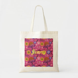 Bolso De Tela Flora rosa silvestre personalizada