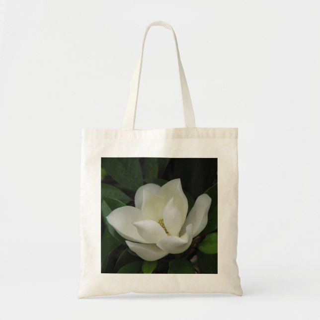 Bolso De Tela Floración de la magnolia meridional (Frente)