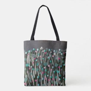 Bolso De Tela Floraciones intrépidas