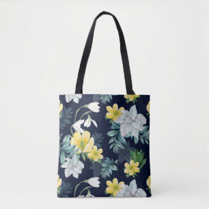Bolso De Tela Floral