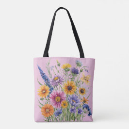Bolso De Tela Floral