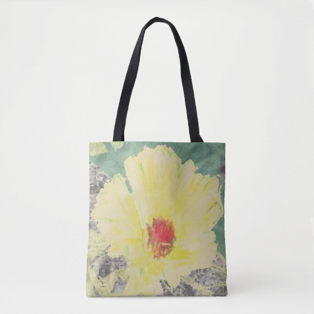 Bolso De Tela Floral (Anverso)