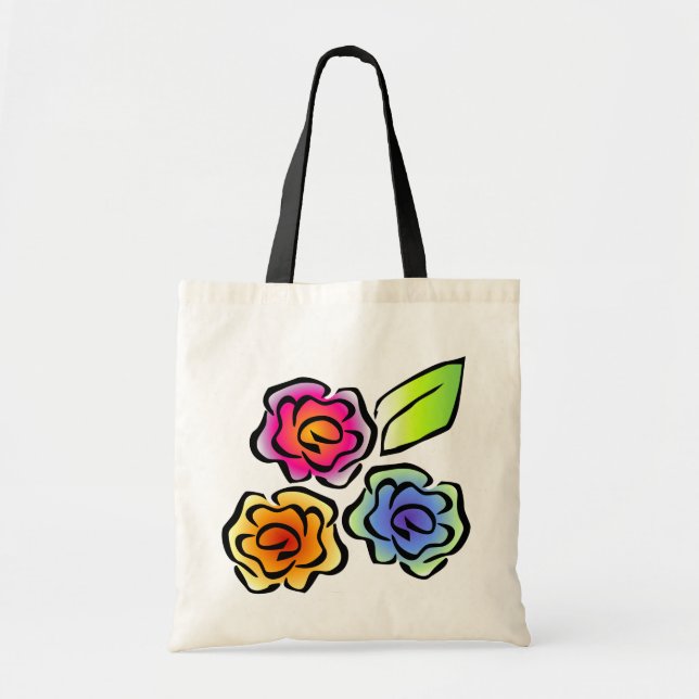 Bolso De Tela Floral 3 (Frente)