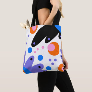 Bolso De Tela Floral abstracta moderna
