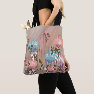 Bolso De Tela Floral abstracta moderna de moda