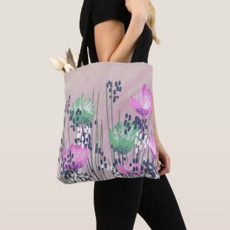 Bolso De Tela Floral abstracta moderna de moda