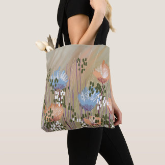 Bolso De Tela Floral Abstracto Moderno de Moda