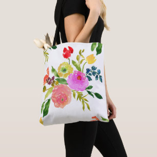 Bolso De Tela Floral/acuarela de PixDezines/Ranunculus