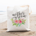 Bolso De Tela Floral acuarela Madre del Groom<br><div class="desc">Mira más de 200 populares estilos de bolsas de boda de la colección "Boda Tote Bags" de nuestra tienda. Haga clic en "Editar diseño" para que pueda realizar más personalizares. ¡Puedes cambiar el tamaño del tipo de letra, el color del tipo de letra y más! Bolsas de tote boda, boda...</div>