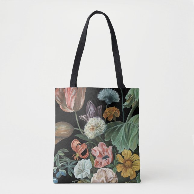 Bolso De Tela Floral barroca - Bouquet de flores (Anverso)