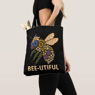 Bolso De Tela Floral Bee Fusion Bee-Utiful
