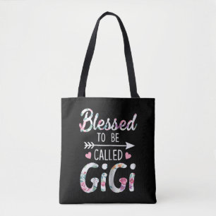 Bolso De Tela Floral Bendita De Ser Llamada Gigi