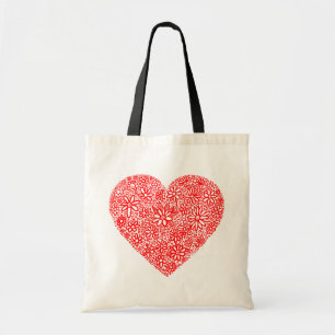 Bolso De Tela Floral bloqueado