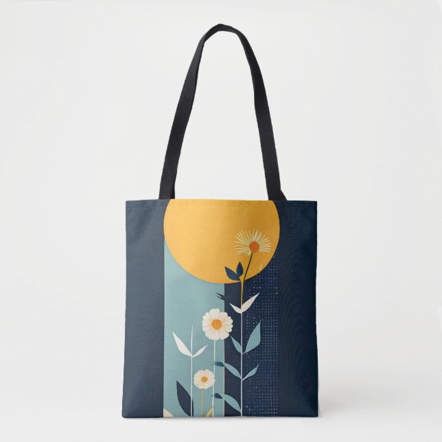 Bolso De Tela Floral Boho Tote Bag (Anverso)