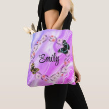 Floral bouquet romantic serenity butterflies