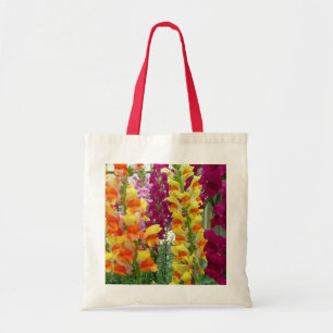 Bolso De Tela Floral colorida de Snapdragons
