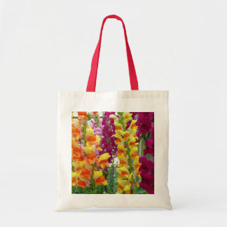 Bolso De Tela Floral colorida de Snapdragons