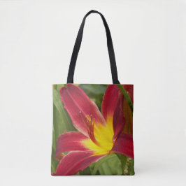 Bolso De Tela Floral de aroma diurna roja
