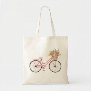 Bolso De Tela Floral de bicicleta