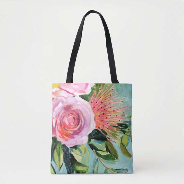 Bolso De Tela Floral de Bruselas I (Anverso)