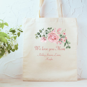 Bolso De Tela Floral de Día de la Madre