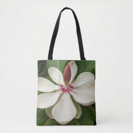 Bolso De Tela Floral de Magnolia Blossom japonesa