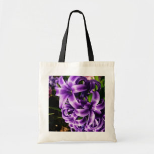 Bolso De Tela Floral de primavera azul Hyacinin II