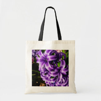 Bolso De Tela Floral de primavera azul Hyacinin II