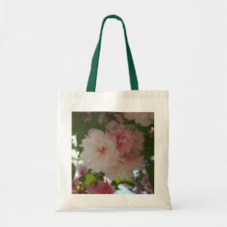 Bolso De Tela Floral de primavera del árbol de cerezo doble flor