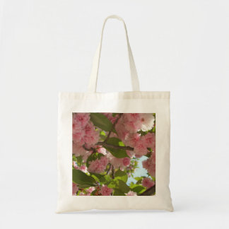 Bolso De Tela Floral de primavera del árbol de cerezo III con do