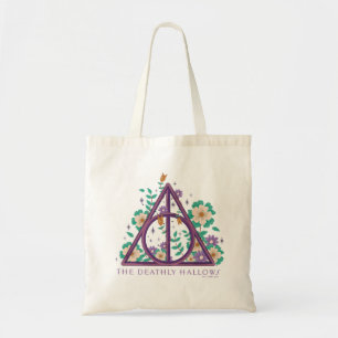 Bolso De Tela Floral Deathly Hallow Graphic