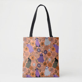 Bolso De Tela Floral espeluznante