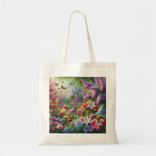 Bolso De Tela Floral fluida