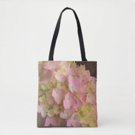 Bolso De Tela Floral hidrangea floreciente en Derby Brown