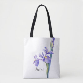 Bolso De Tela Floral irlandesa acuarela