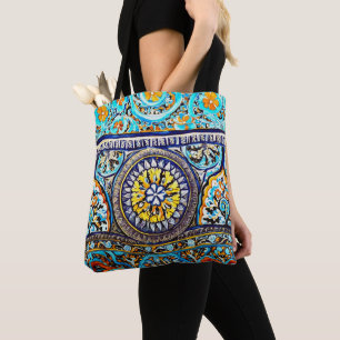 Bolso De Tela Floral mallónica española de origen romano