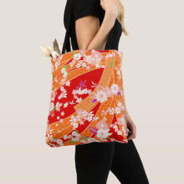 Bolso De Tela Floral Mix Kimono Pattern Spring