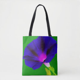 Bolso De Tela Floral Morado-Rosa Fulgoroso