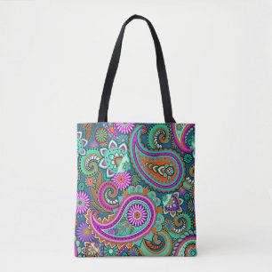 Bolso De Tela Floral Paisley sin fisuras patrón II + sus ideas