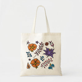 Bolso De Tela Floral Pattern Tote Bag