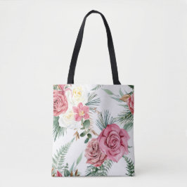 Bolso De Tela Floral Pattern Tote Bag