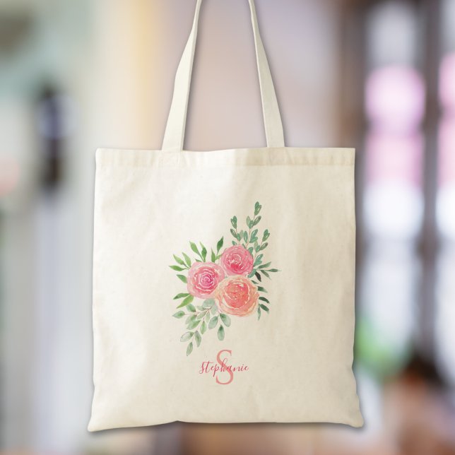 Bolso De Tela Floral Personalizado (Subido por el creador)