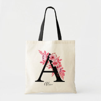 Bolso De Tela Floral romántica | Vintage Botanical | tote nupcia
