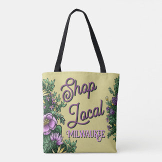 Bolso De Tela Floral Shop local, city
