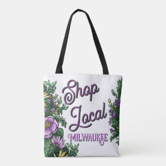 Bolso De Tela Floral Shop local, city