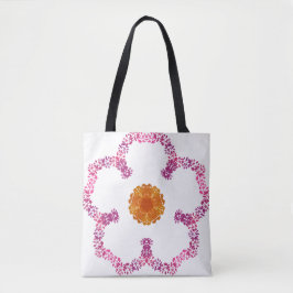 Bolso De Tela Floral Tote Bag