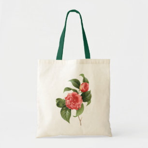 Bolso De Tela Floral Vintage, Flores de Camelia Rosa por Redoute