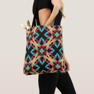 Bolso De Tela Floral Y Glamour Moda Impresionante